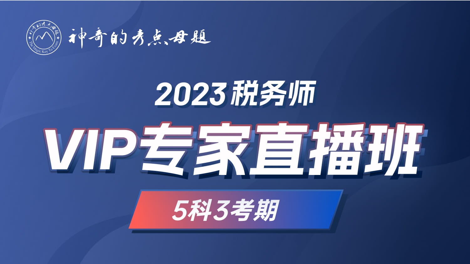 2023年税务师VIP专家直播班